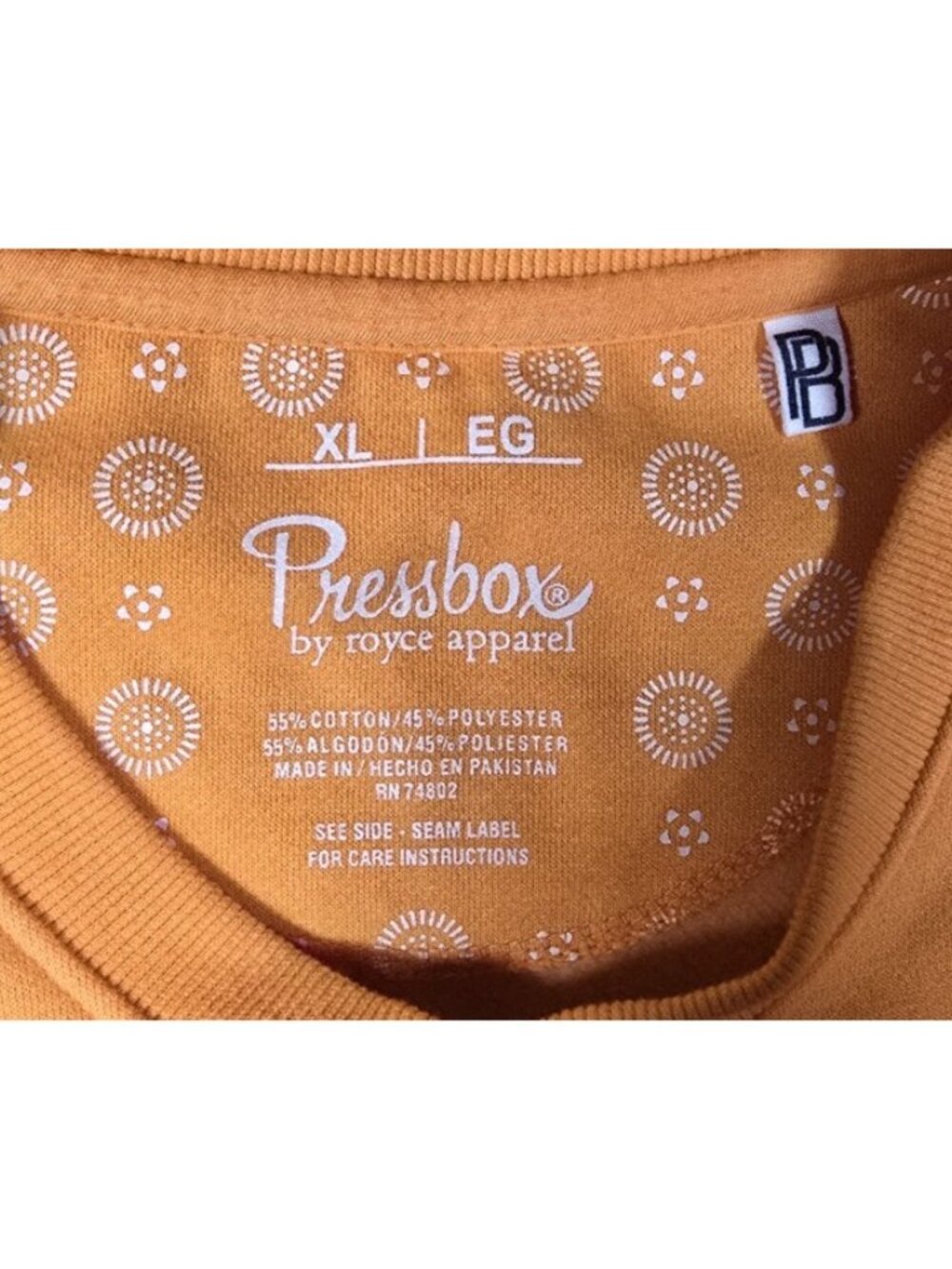 Tennessee Volunteers V-Neck Westin Poncho Pullover Pressbox Sweatshirt Women XL - Picture 5 of 16
